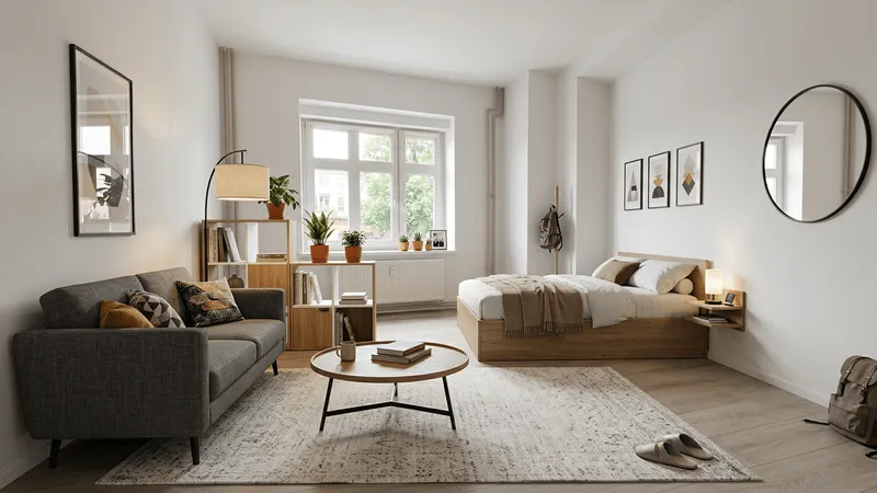 Ideal für Studierende: Große 4-Zimmer-WG mit gutem Schnitt und EBK am Campus Adlershof — photo 1